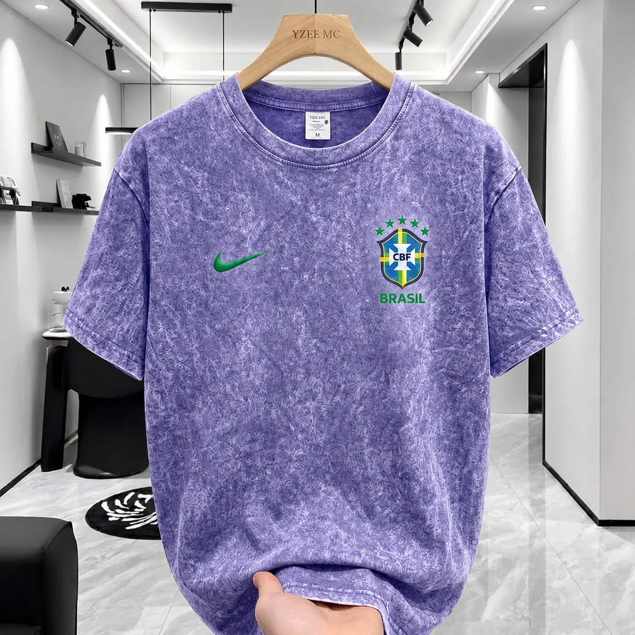 ACID WASH DROP SHOULDER T-SHIRT SKU: 29951